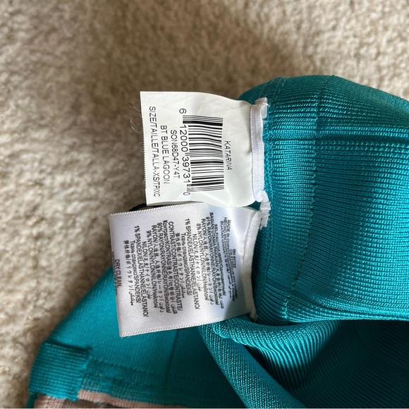 Herve Leger Katarina Dress in BT Blue Lagoon - Picture 7 of 9